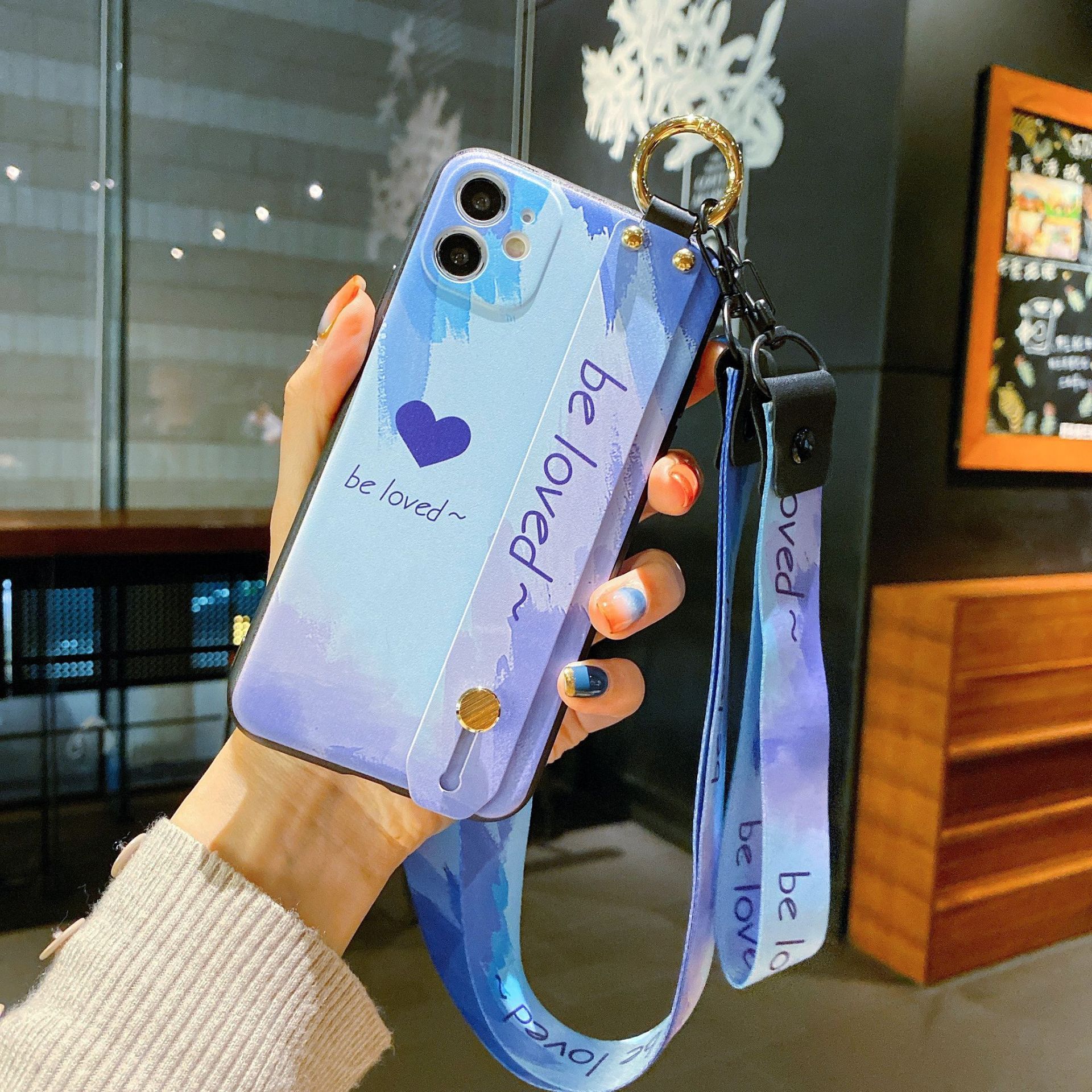 Wristband Phone Case Watercolor Phone Case Wristband Phone Case Watercolor Phone Case